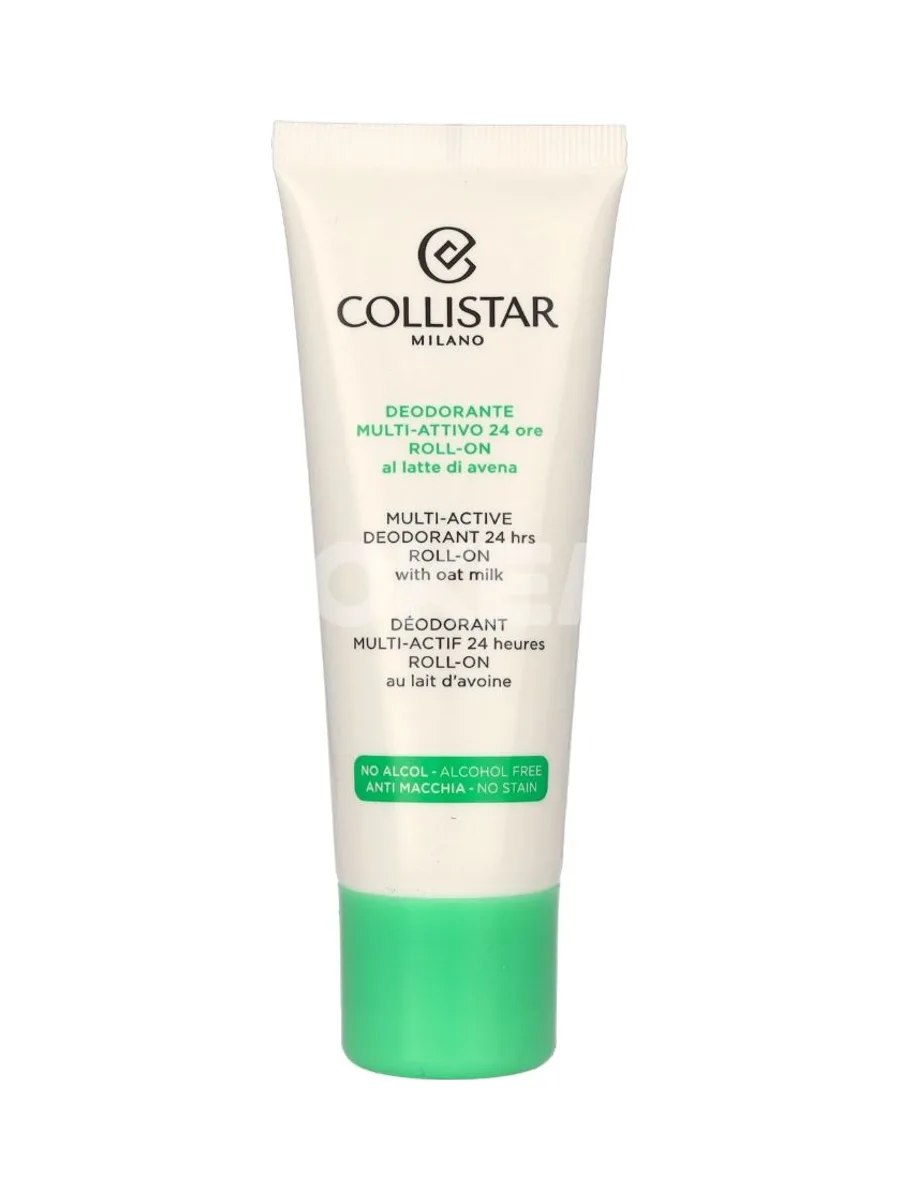 Collistar Multi-Active Deo 24H Roll On 75ml - Alcohol Free - With Oat Milk 2