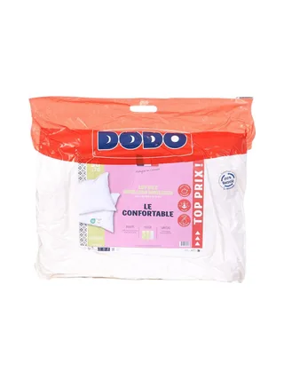 X2 Oreillers Blanc Dodo Moelleux confort 50x70 1