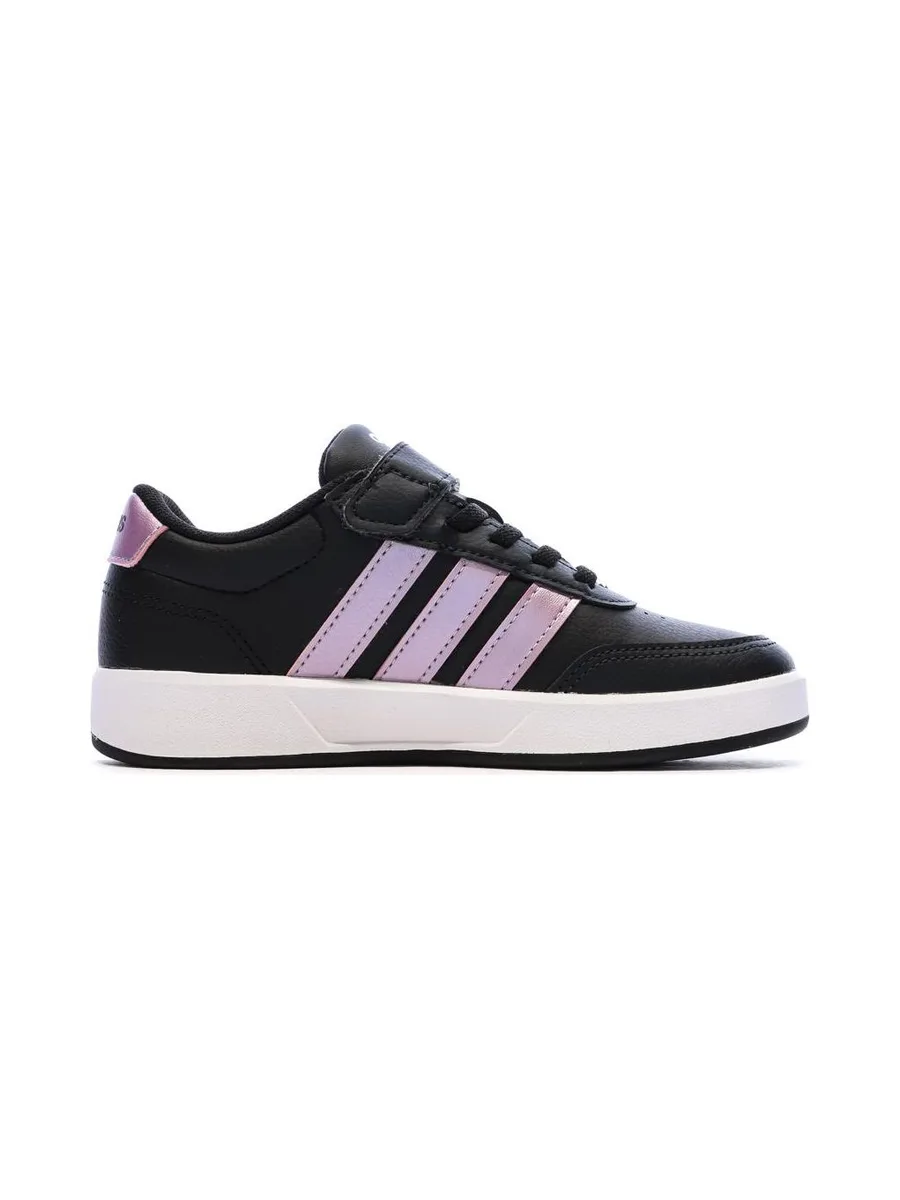 Baskets Noir/Rose Fille Adidas Tensaur 3