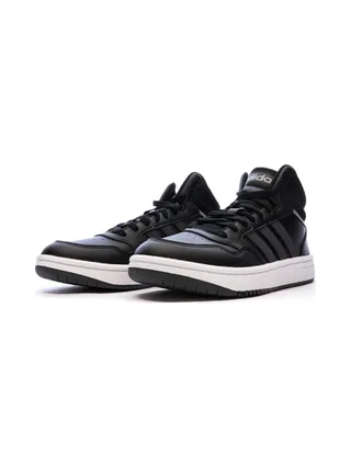 Baskets Noires Femme Adidas Hoops GW5456 6