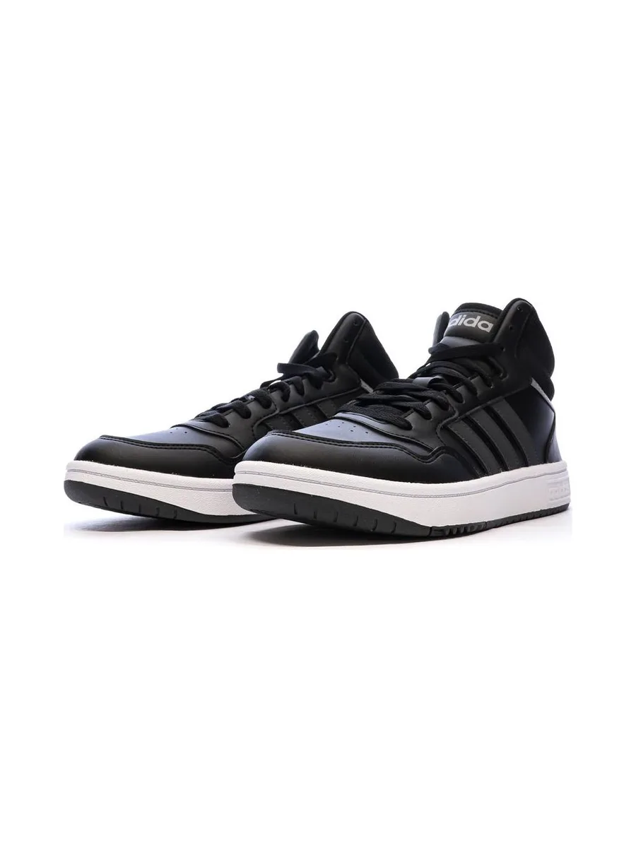 Baskets Noires Femme Adidas Hoops GW5456 7