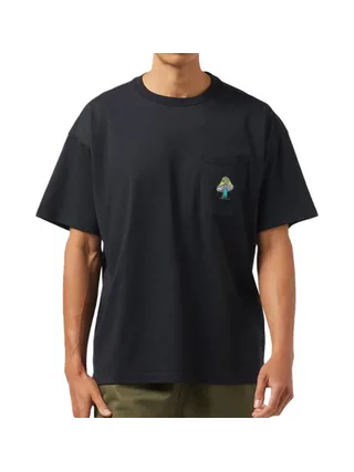 T-shirt Noir Homme Converse Mushroom 1