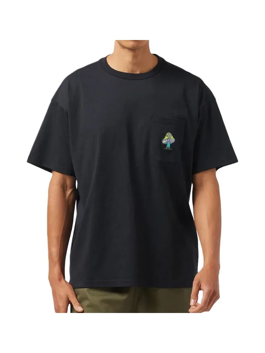 T-shirt Noir Homme Converse Mushroom 2
