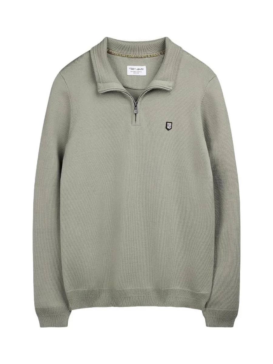 Pull 1/4 Zip Vert Homme Teddy Smith Marty 2 2