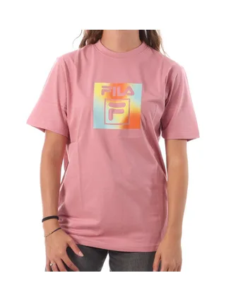 T-shirt Rose Femme Fila Soft Plastisol 1