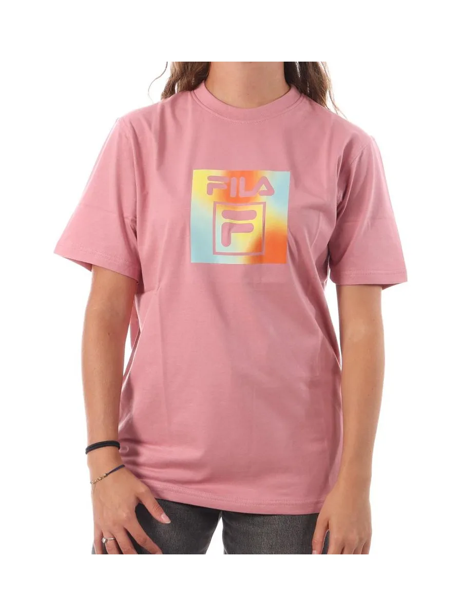 T-shirt Rose Femme Fila Soft Plastisol 2