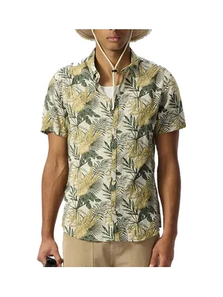 Chemise Verte à Motifs Homme Teddy Smith Dixon 1