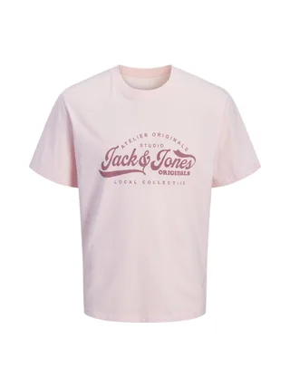 T-Shirt Rose Homme Jack & Jones Jordean 1