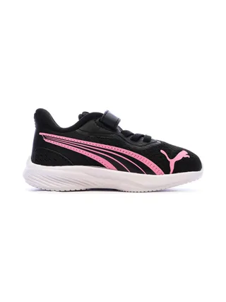 Baskets Noir/Rose Fille Puma Pounce Ac+ 2