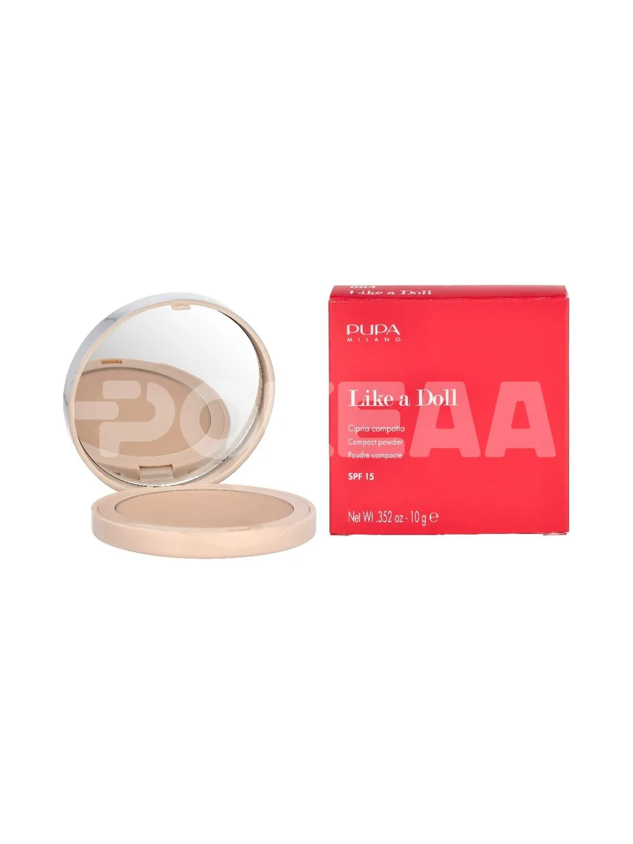 Pupa Like A Doll Nude Skin Compact Powder SPF15 10g - #04 Warm Beige 1