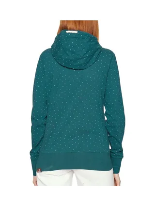Sweat Zippé Vert Femme Ragwear Paya Dots 2