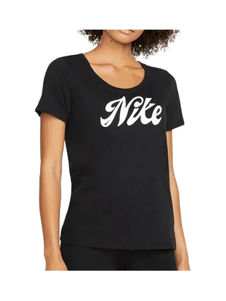 T-shirt Noir Femme Nike Script 1