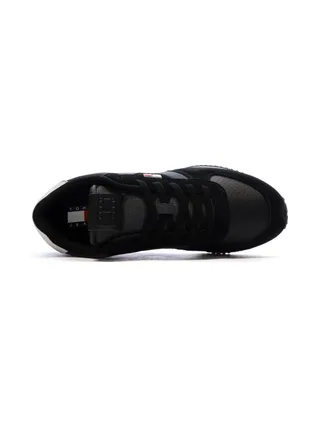 Baskets Noir Homme Tommy Hilfiger Runner Flag 4