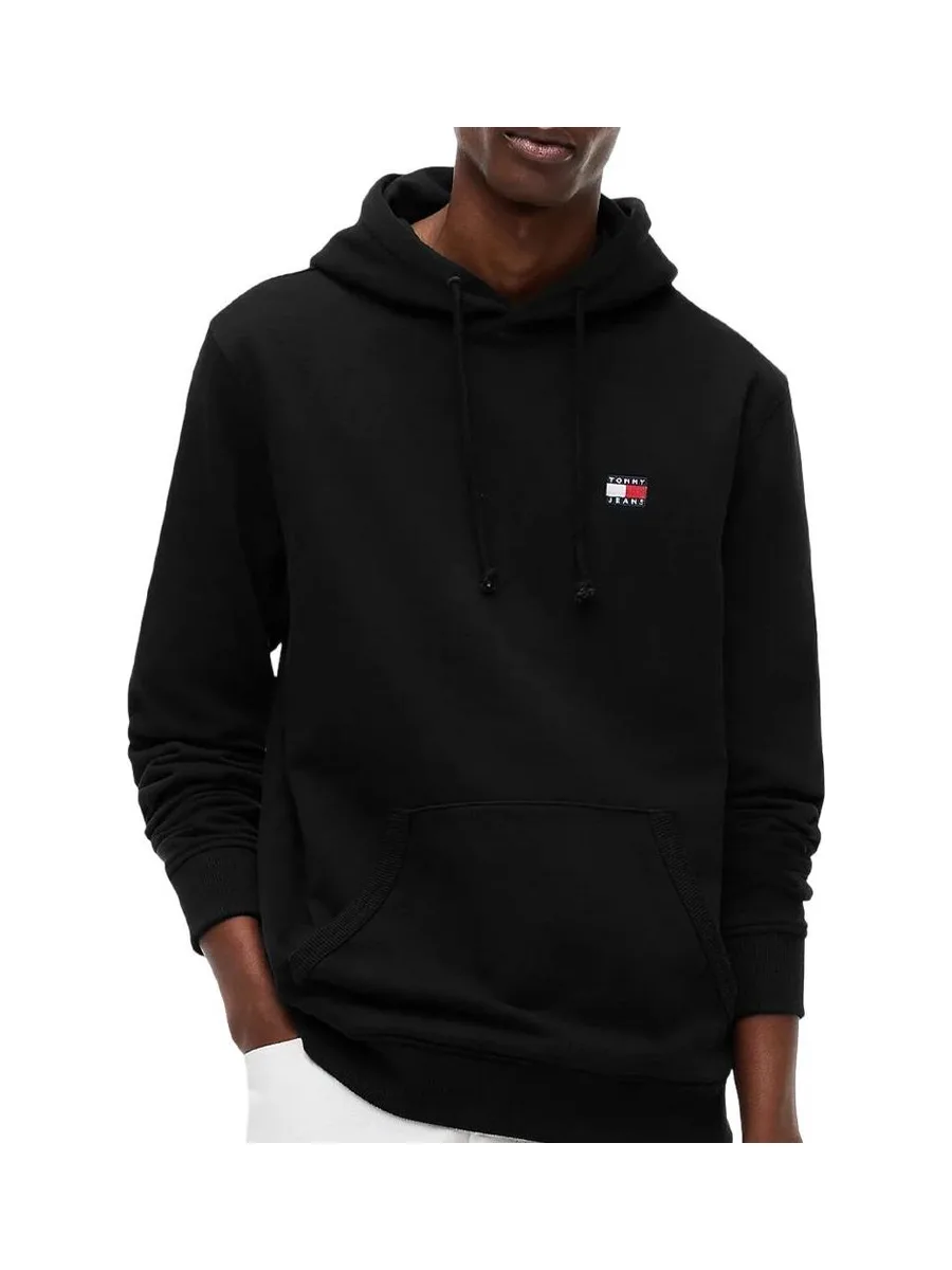 Sweat Noir Homme Tommy Hilfiger Badge 1