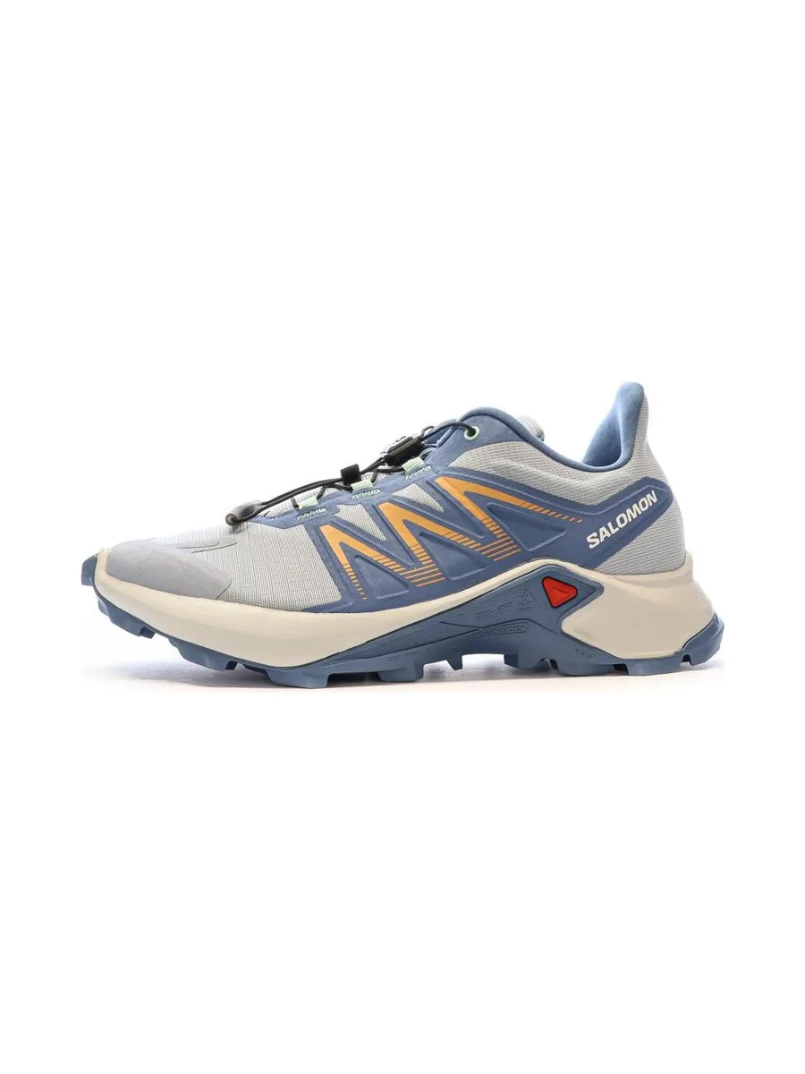 Chaussures de trail Bleu/Beige Femme Salomon Sagacross W 1