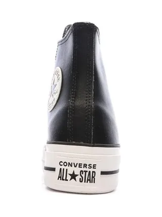Baskets Noires Converse Femme Chuck Taylor All Star Lift 3
