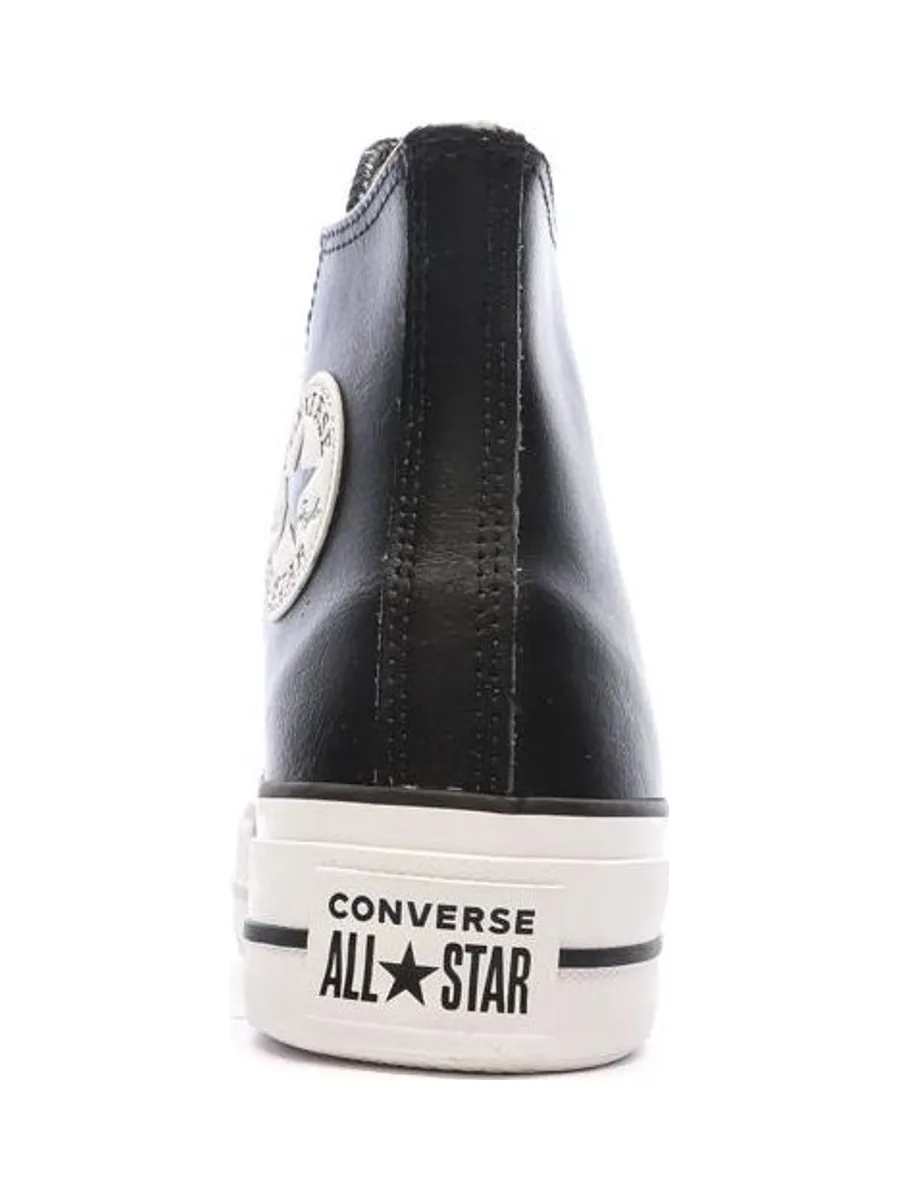 Baskets Noires Converse Femme Chuck Taylor All Star Lift 3