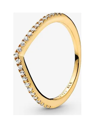 Pandora - Bague Wishbone en plaqué or 14 carats 1