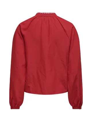 Blouse Manches Longues Rouge Femme JDY Loli 2