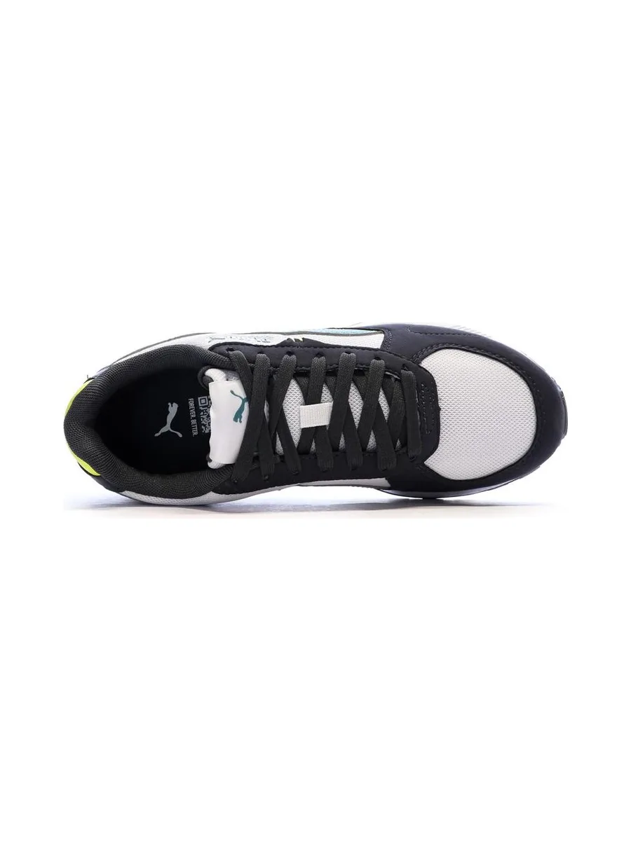 Baskets Noires/Blanches/Turquoises Garçon Puma Graviton 5