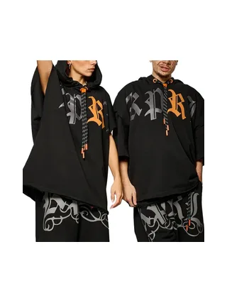 Sweat Noir/Orange Homme Kaporal VANK 1
