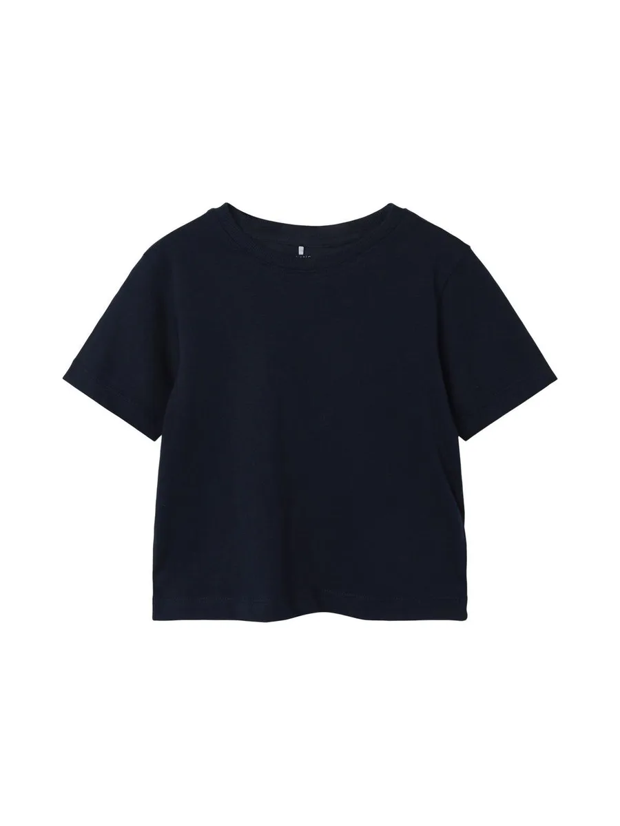 T-Shirt Marine Fille Name it Vobbo 2