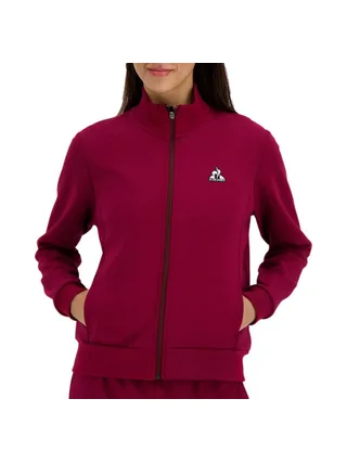 Sweat Zippé Bordeaux Femme Le Coq Sportif Heritage 1