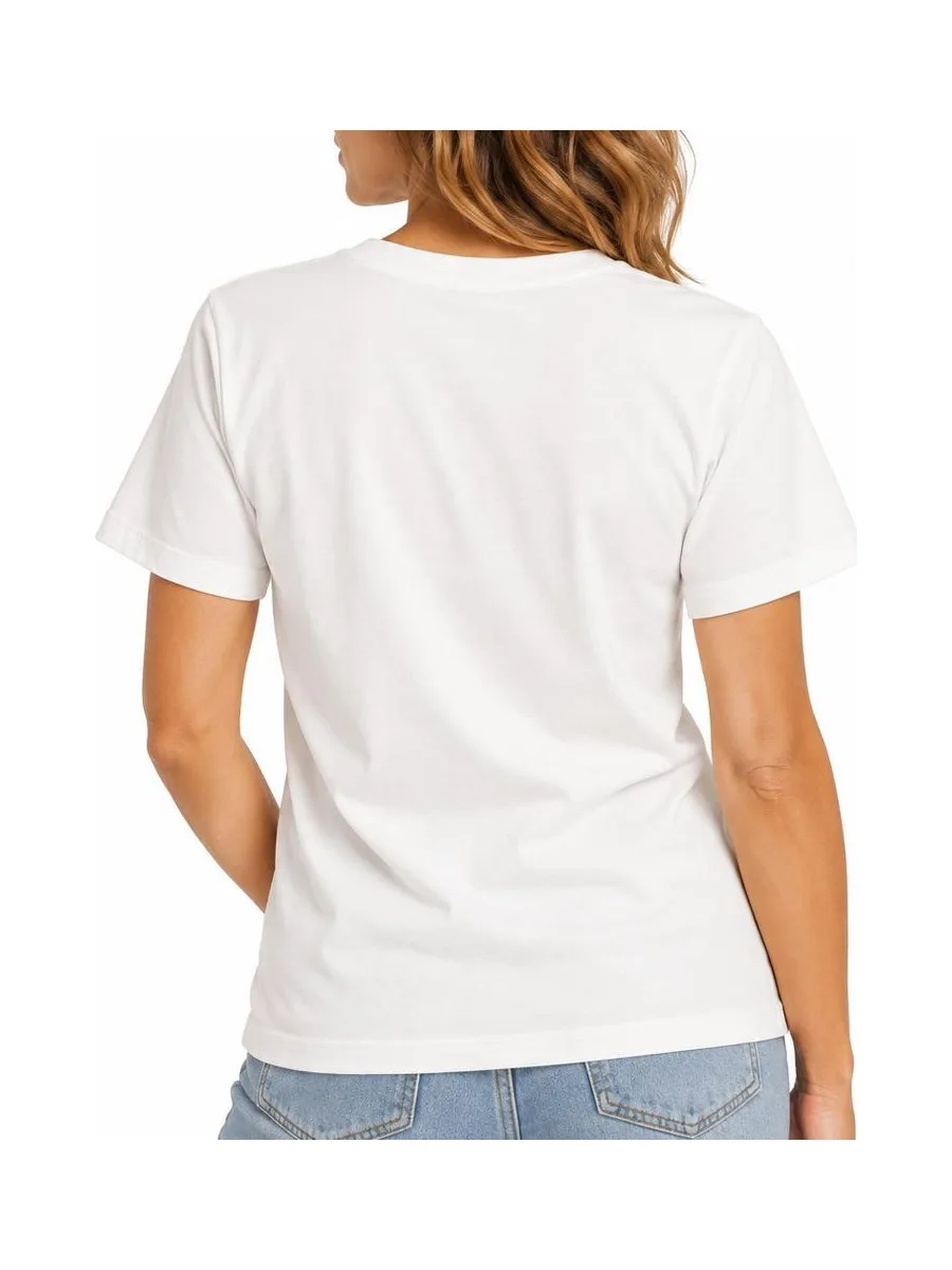 T-Shirt Blanc Femme Freeman Porter Chuck 3