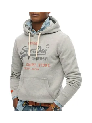 Sweat Gris Homme Superdry Heritage 1