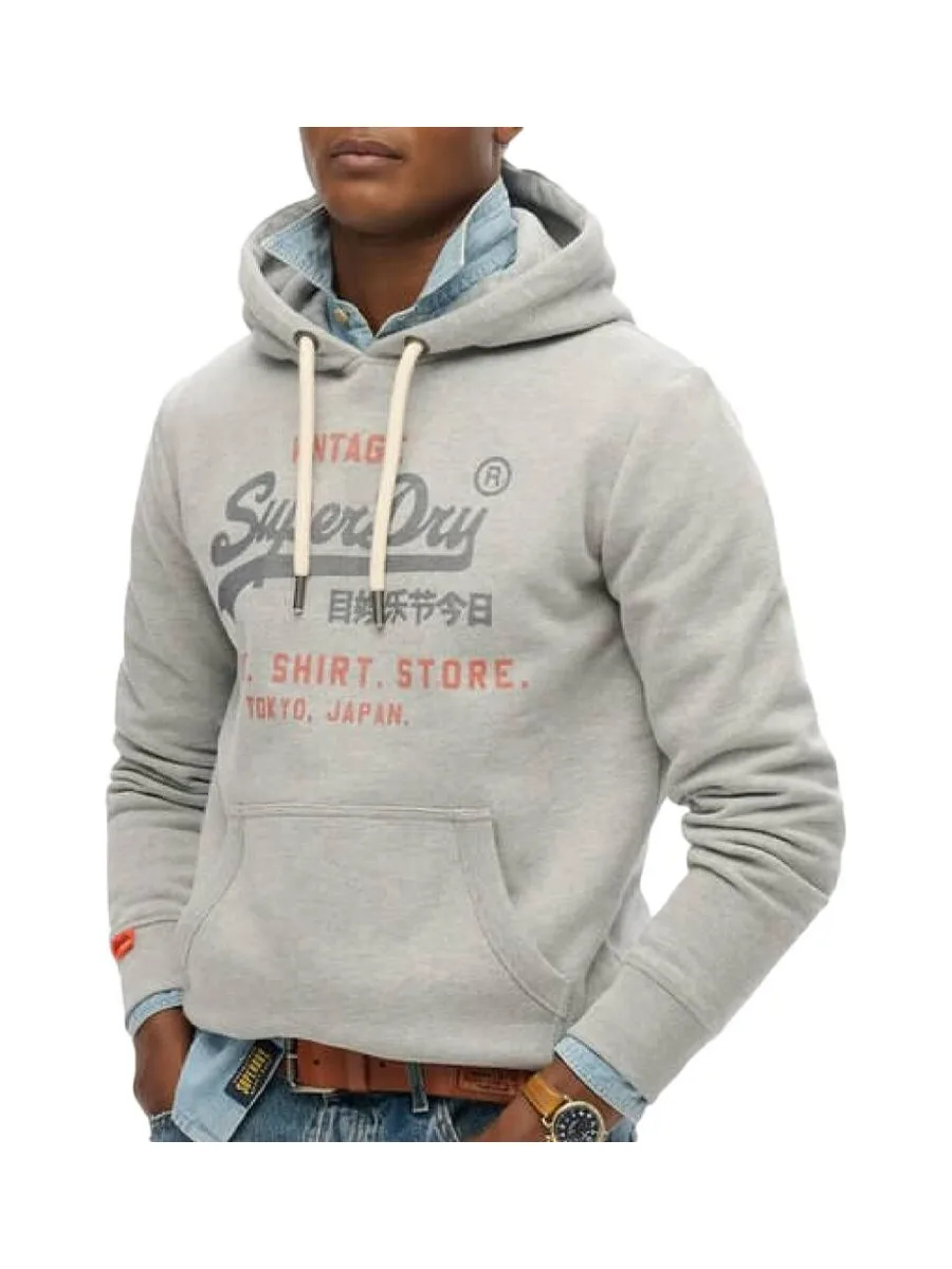 Sweat Gris Homme Superdry Heritage 2