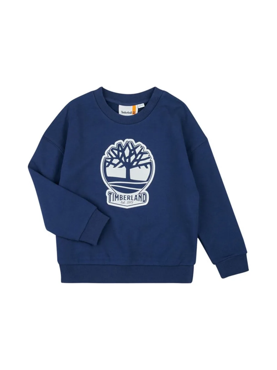 Sweat Bleu Garçon Timberland T60444 2