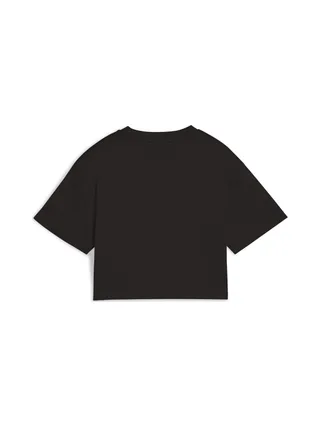T-shirt Noir Fille Puma Ess 2 Color 2