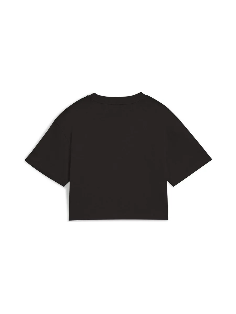 T-shirt Noir Fille Puma Ess 2 Color 3