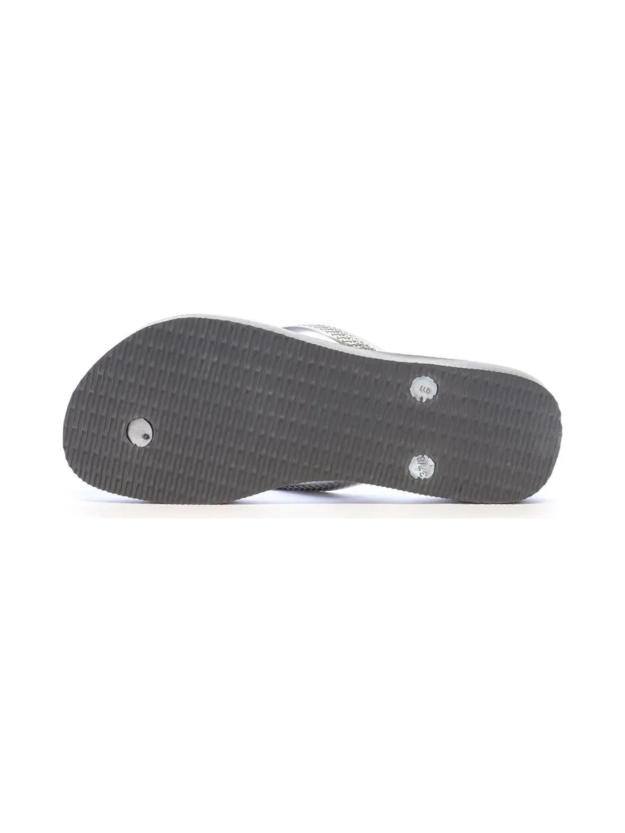 Tongs Gris Femme Havaianas Slim Logo Infradito 3