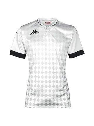 Maillot de Sport Blanc/Noir Homme Kappa Bofi 1