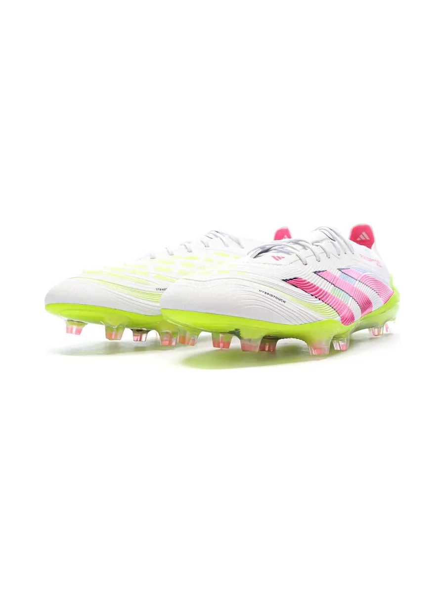 Chaussures de Foot Blanc/Rose Homme Adidas Predator Elite FG 6