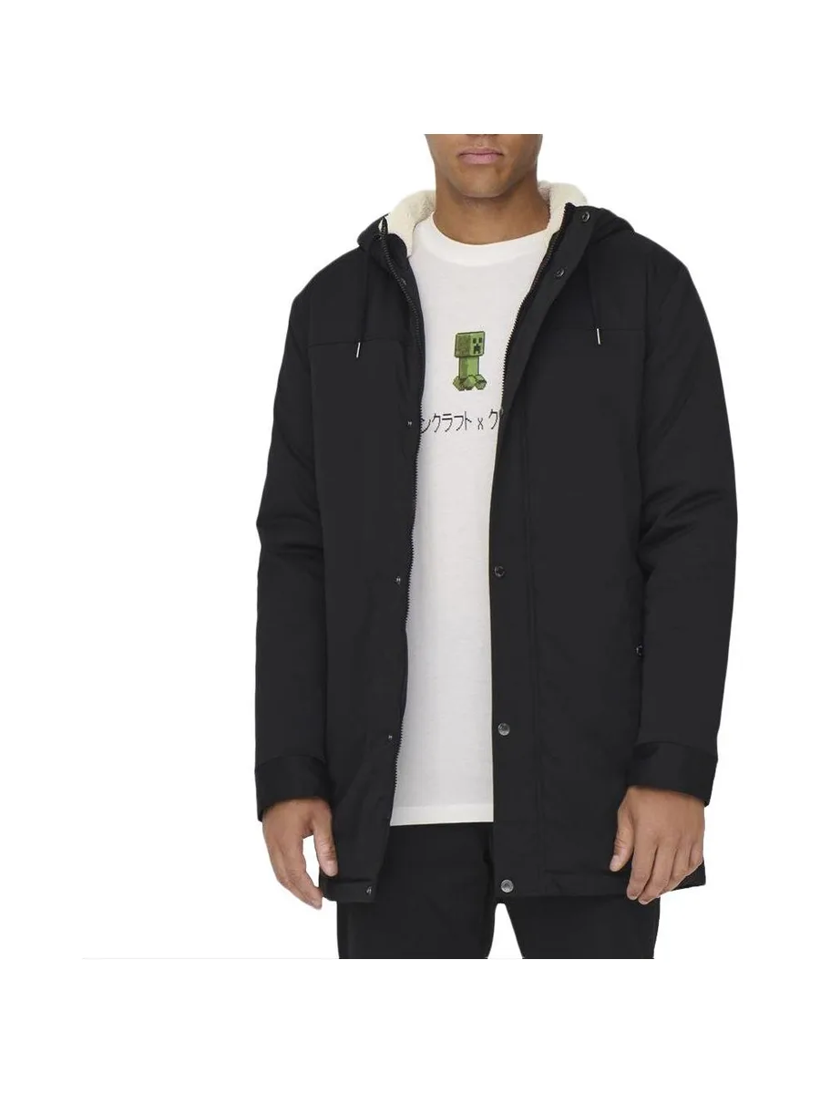 Blouson Noir Homme Only & Sons Alexander 22 1