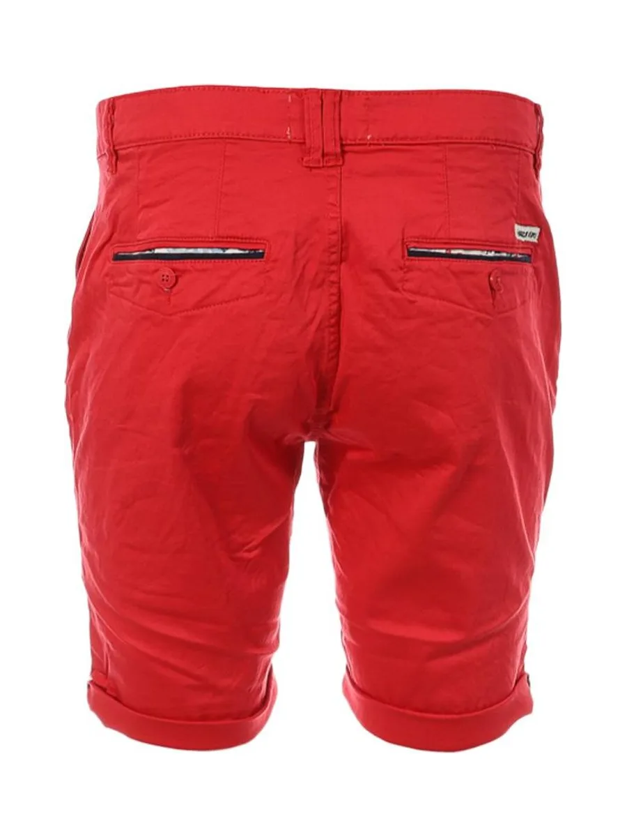 Short Rouge Vif Homme American People Most 3