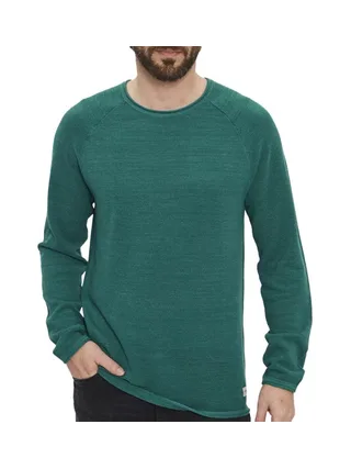 Pull Vert Foncé Homme Jack & Jones Knit Crew 1