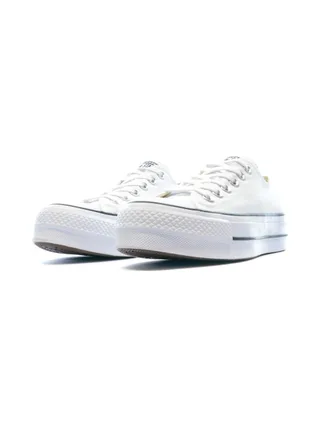 Baskets compensées Blanches femme Converse All Star 5