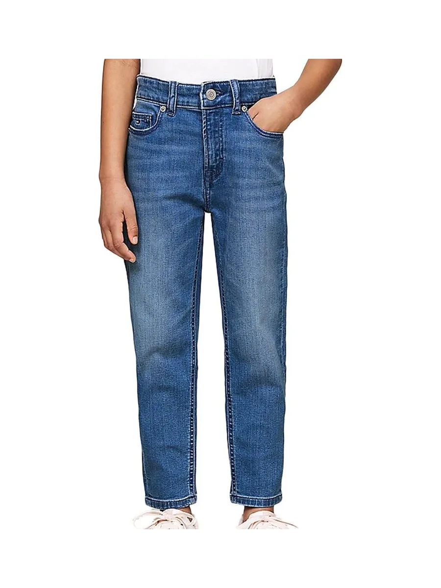 Jean Bleu Fille Tommy Hilfiger Tapered KG0KG07734 1
