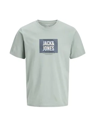 T-Shirt Vert Pale Homme Jack & Jones Hurban 1