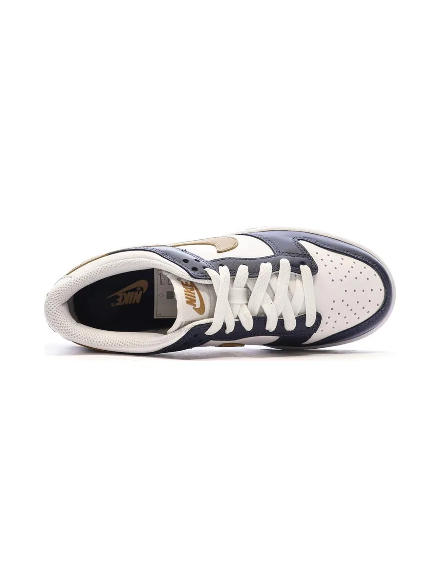 Baskets Bleu/Marron Junior Nike Dunk Low 5
