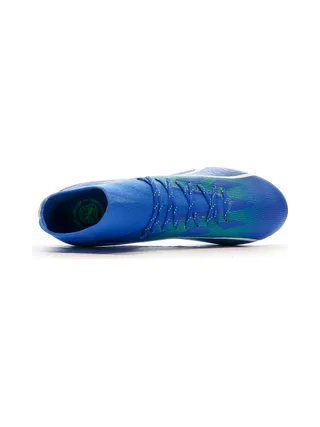Chaussures de Football Bleu/Blanc/Noir Homme Puma 107422 4