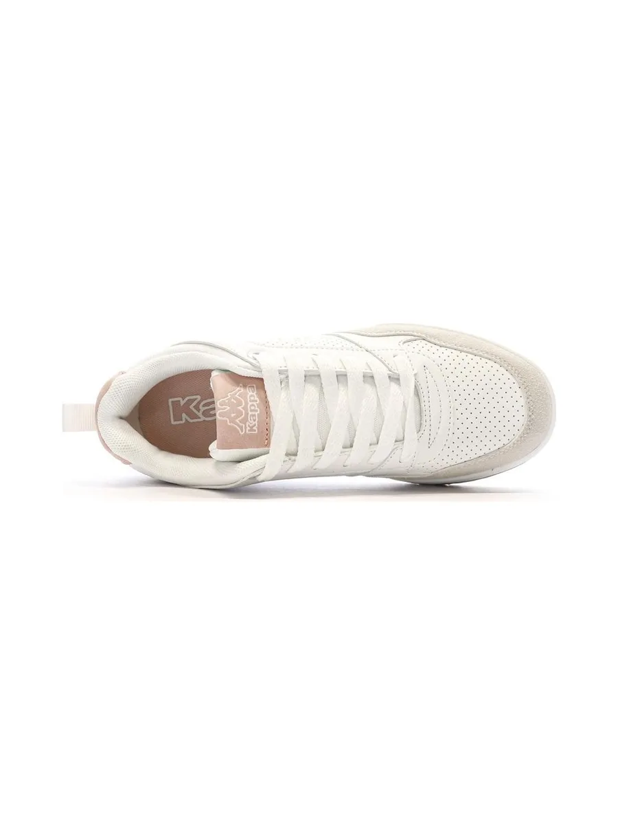 Baskets Blanches/Beiges/Roses Femme Kappa Manisw 5