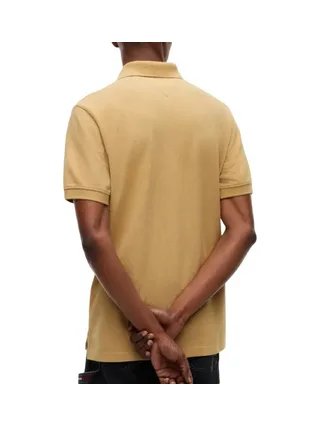 Polo Beige Foncé Homme Tommy Hilfiger Regular 2