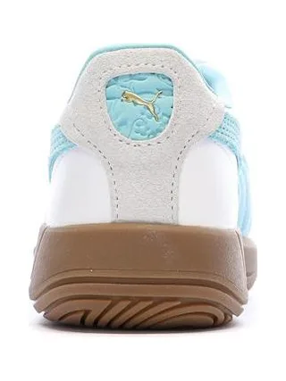 Baskets Blanches/Turquoise Femme Puma Club Klassika 3