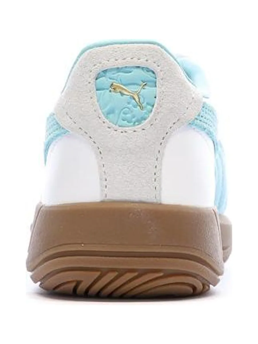 Baskets Blanches/Turquoise Femme Puma Club Klassika 4