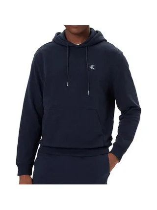Sweat à Capuche Marine Homme Calvin Klein Jeans 350 Terry Monog 1
