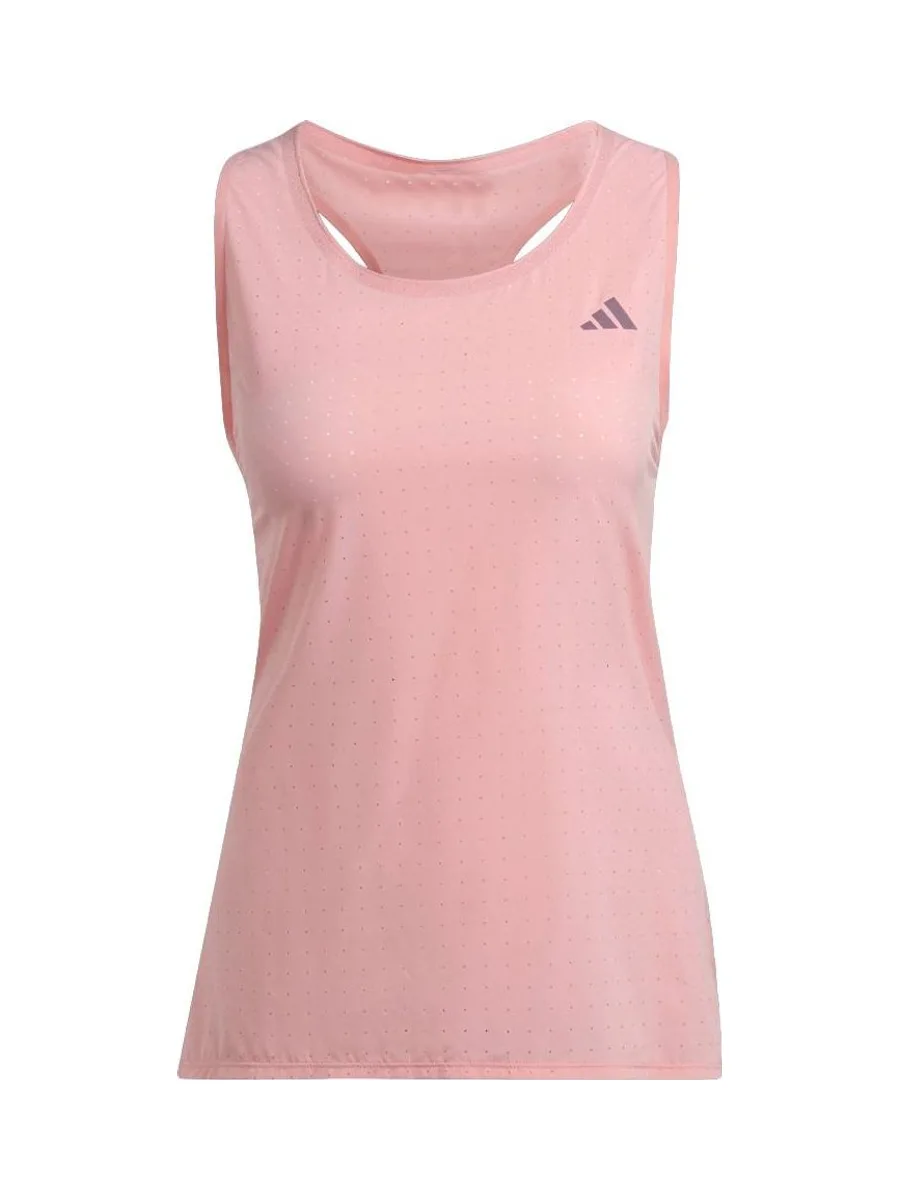 Débardeur Rose Femme Adidas Adizero Tank 2